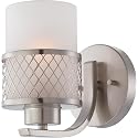 NUVO 60/4681 One Light Vanity, Pwt, Nckl, B/S, Slvr