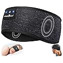 MUSICOZY Sleep Headphones Bluetooth 5.4 Headband Headphones, Wireless Earphones Music Sleep Earbuds for Side Sleepers Sleeping Eye Mask for Women Men…