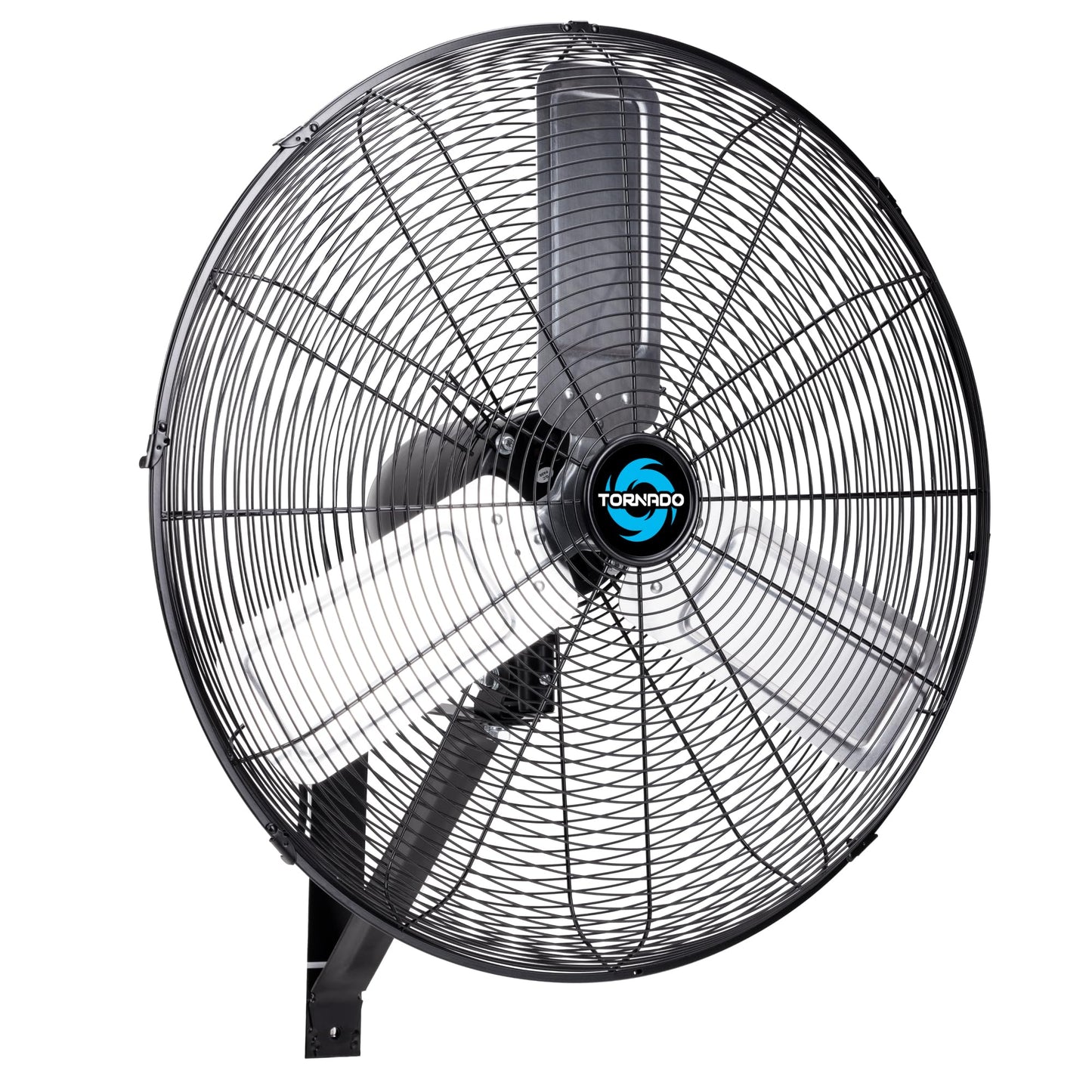Tornado 24 Inch Pro Series High-Velocity Oscillating Wall Fan - 3-Speed, 7200 CFM, 6.6 FT Cord - UL Safety Certified for Commercial & Industrial Use