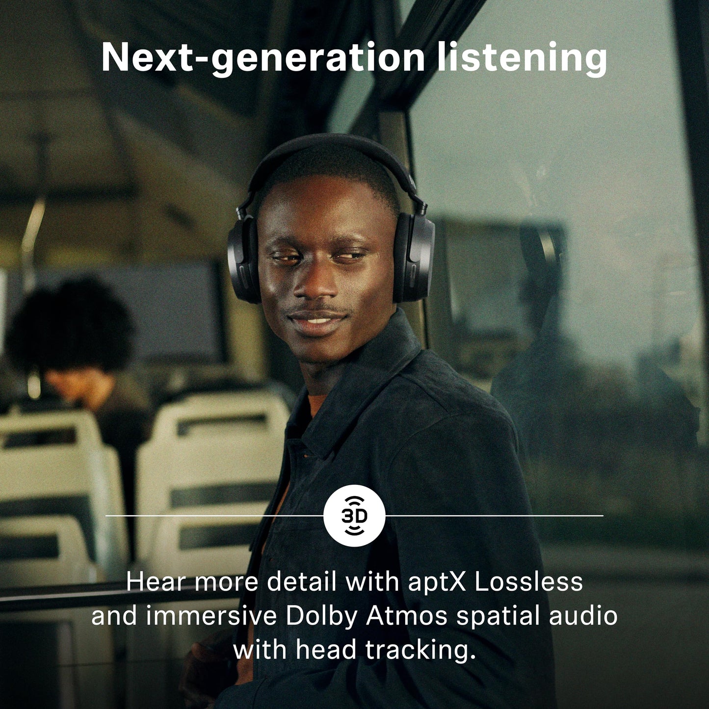 Sennheiser Momentum 5 Wireless Headphones, ANC, 56 Hr Battery, Black