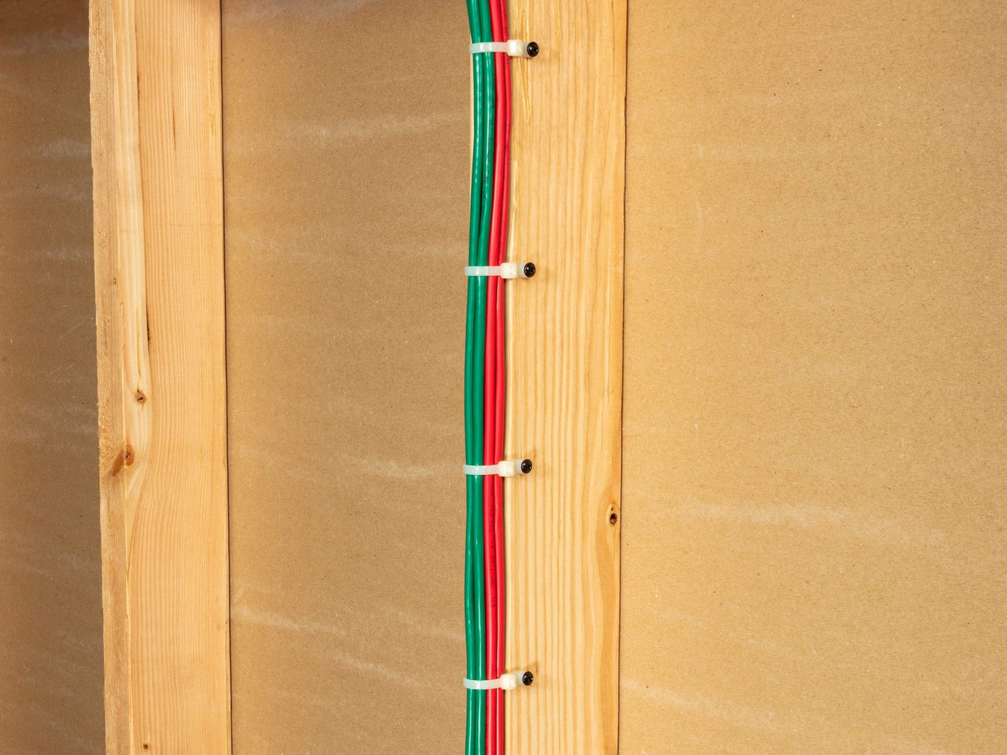 14 Inch Natural Standard Mount Head Cable Tie - 100 Pack