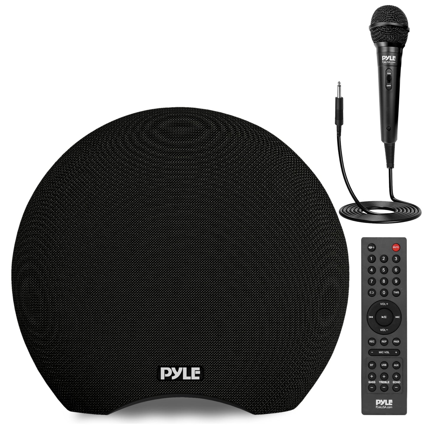 Pyle Portable Waterproof Bluetooth Speaker - 280 Watt Max Output Power, Wireless Music Streaming, Rechargeable Battery, MP3/WMA/FLAC Digital Audio