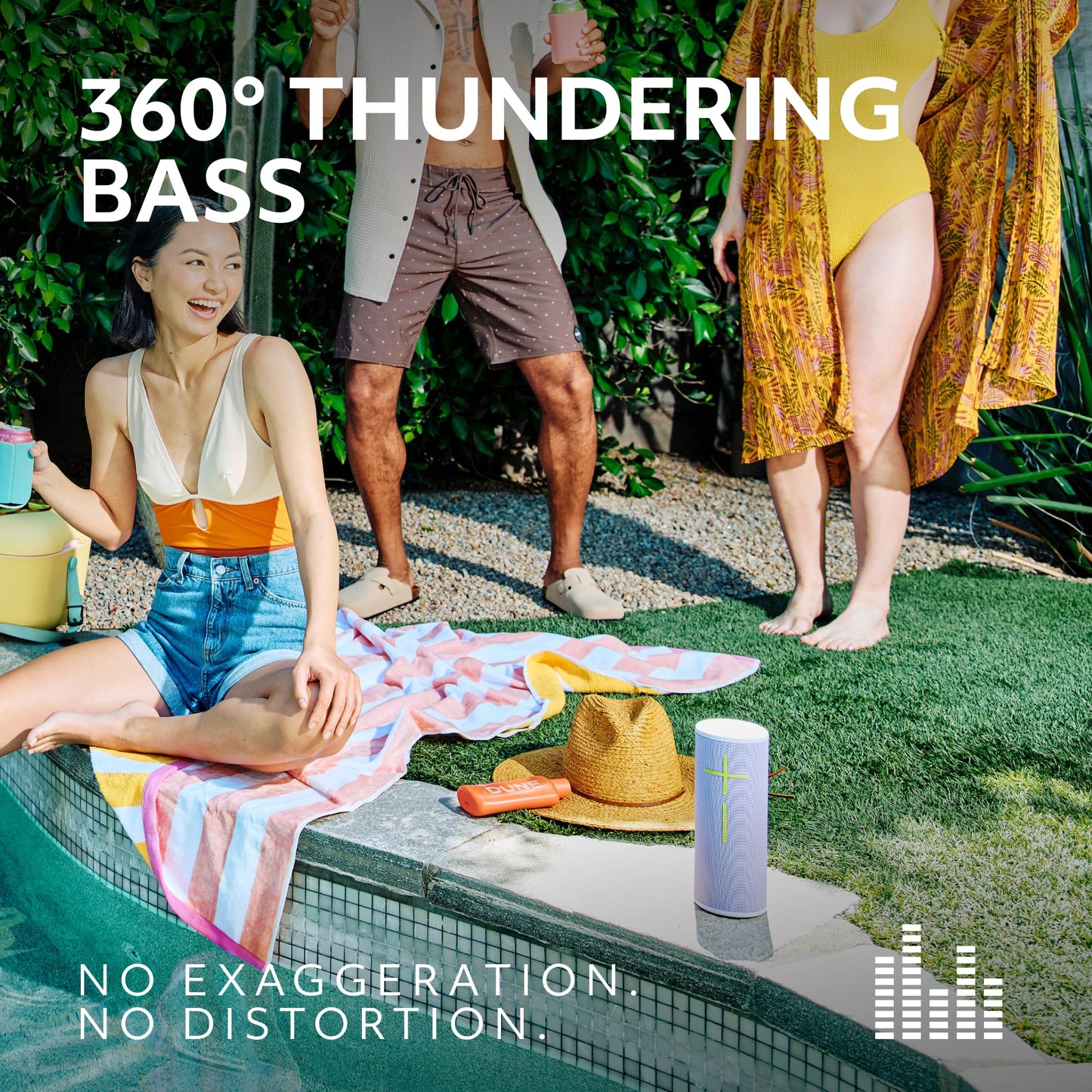Ultimate Ears MEGABOOM 4 Portable Waterproof Bluetooth Speaker with Powerful 360-Degree Sound and Thundering Bass, Floating Speaker with 20-Hour