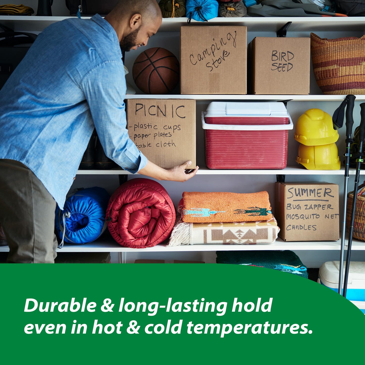 Duck HD Clear Packing Tape Refills - 6 Rolls of Heavy Duty Shipping and Moving Packing Tape - Clear Strong Packaging Tape for Boxes, Packing