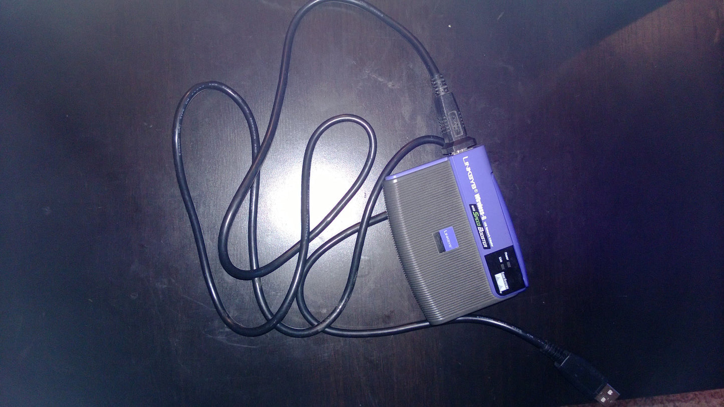 Cisco-Linksys Wireless-G USB Network Adapter with Speedbooster (WUSB54GS)