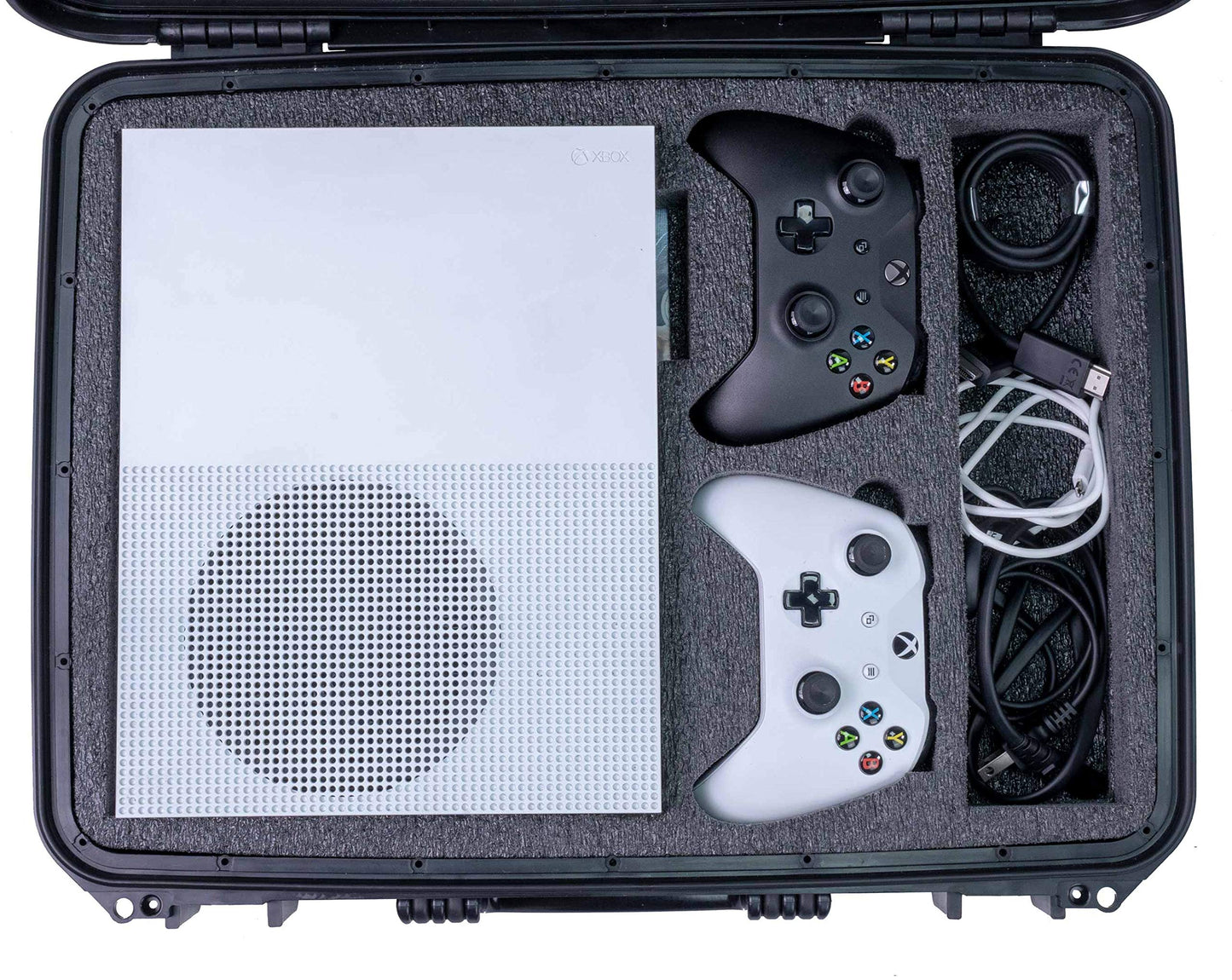 Case Club Case fits Xbox One X/S in Pre-Cut, Waterproof, Hard Shell Storage and Shipping Case