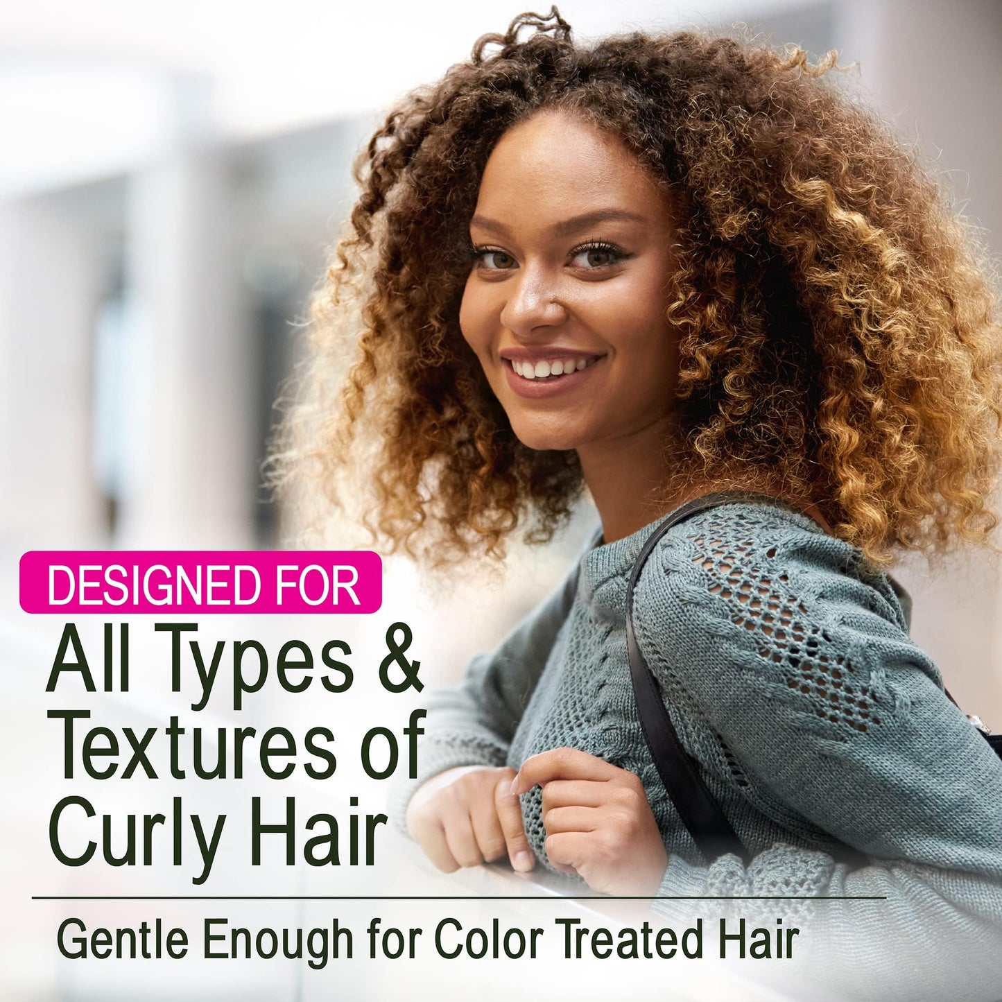 NOTHING BUT Curl Wake Up Spray | Sulfate-Free Curl Refresher & Detangler | Defines, Conditions & Adds Shine for Natural Curly Hair, 8oz (4 Pack)