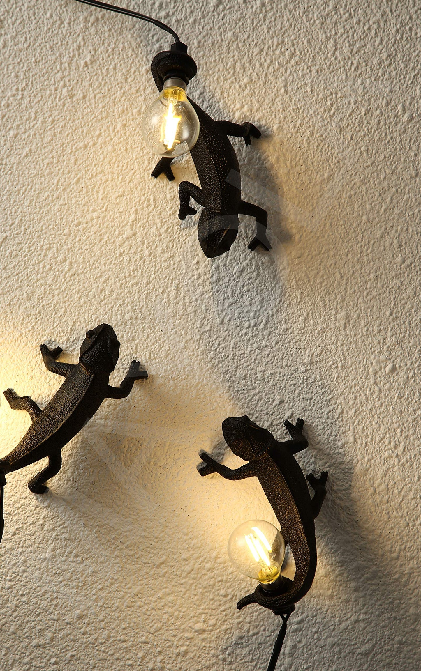 MAYOLA Modern Chameleon Table Lamp,Desk lamp,Night Light,Wall Lamp, Resin Chameleon Lighting Fixture for Living Room, Bedroom, Office,Kids(Wall Lamp