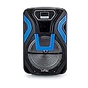 beFree Sound 15 Inch Rechargeable Bluetooth Portable Party PA Speaker System with SD/FM/USB Inputs, Black