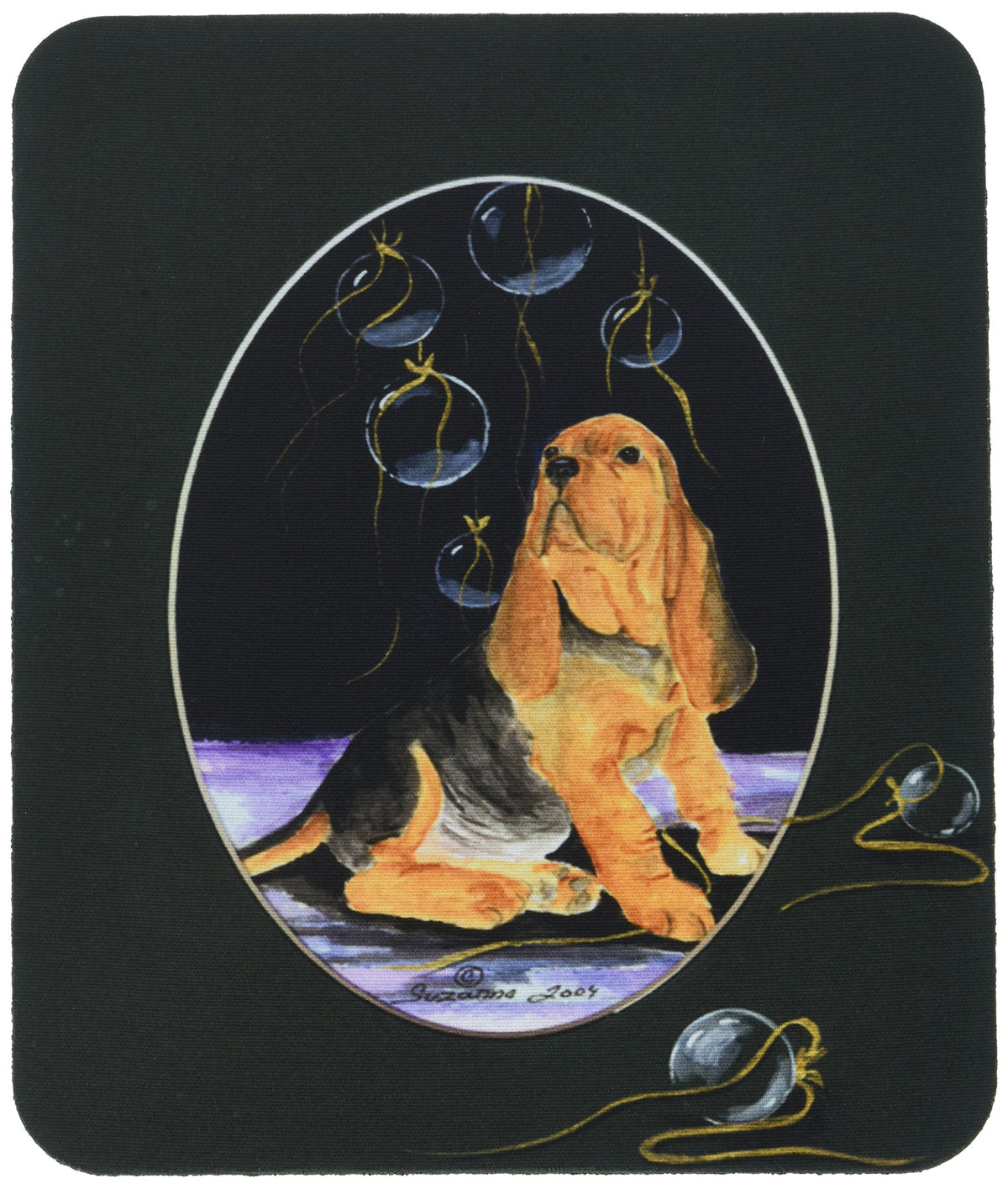 Caroline's Treasures SS8071MP Bloodhound Mouse Pad/Hot Pad/Trivet, Large, Multicolor