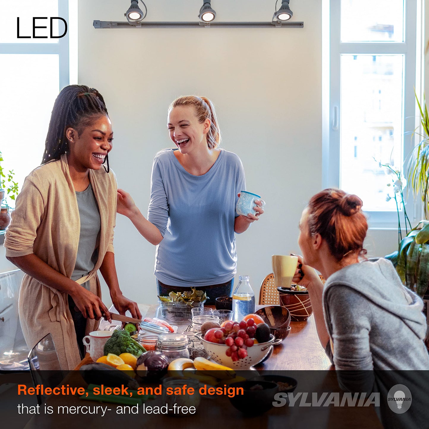 Sylvania LED Flood MR16 Light Bulb, 50W Equivalent, 7W Efficient, GU5.3 Bi-Pin Base, 25 Degree Angle, Dimmable, 3000K, Bright White - 1 Pack (41378)