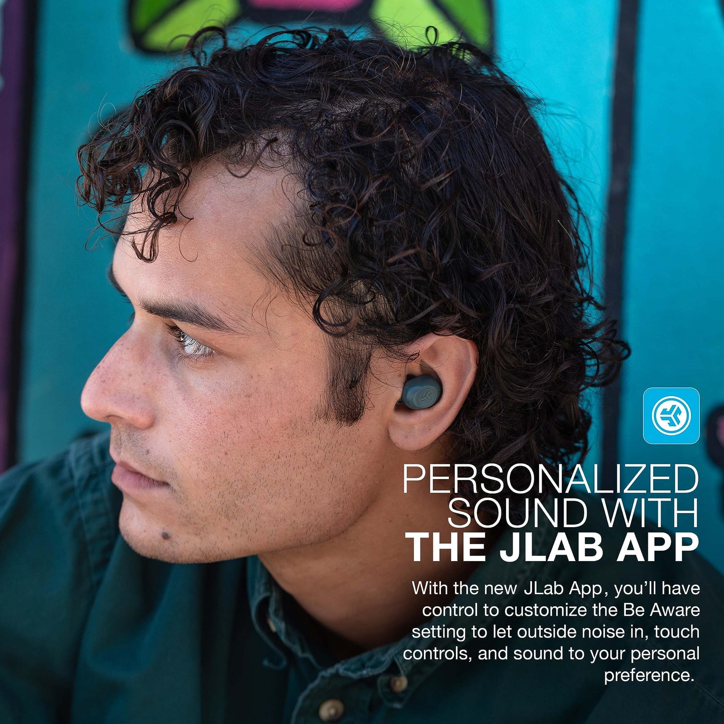 JLab JBuds Mini, True Wireless Earbuds, Bluetooth Multipoint, IP55 Sweat Resistant, Be Aware Audio, Sage