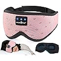 MUSICOZY Sleep Headphones Breathable Sleep Mask Bluetooth 5.4 Wireless Earphones Mask Sleeping Eyemask for Side Sleepers for Women Men Travel…