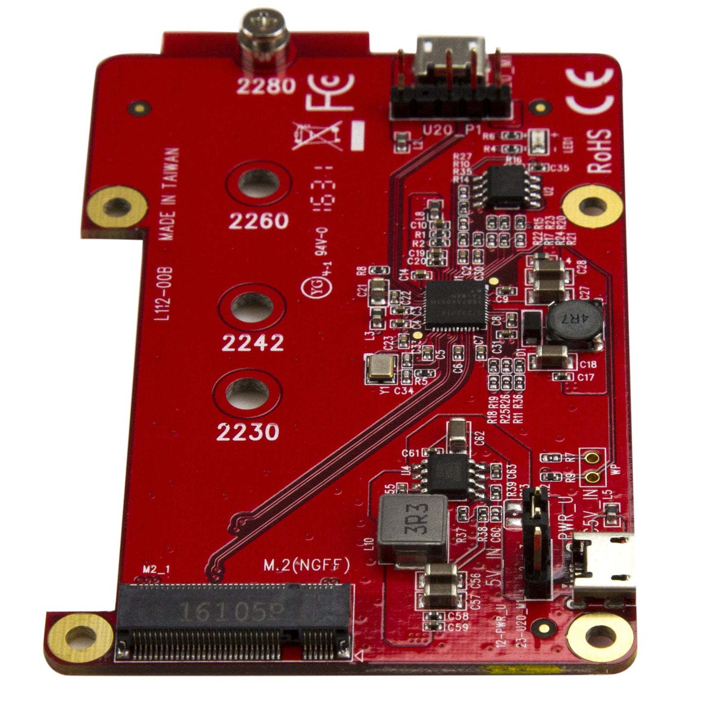 USB to M.2 SATA Converter for Raspberry Pi and Development Boards - M.2 NGFF SATA SSD Adapter