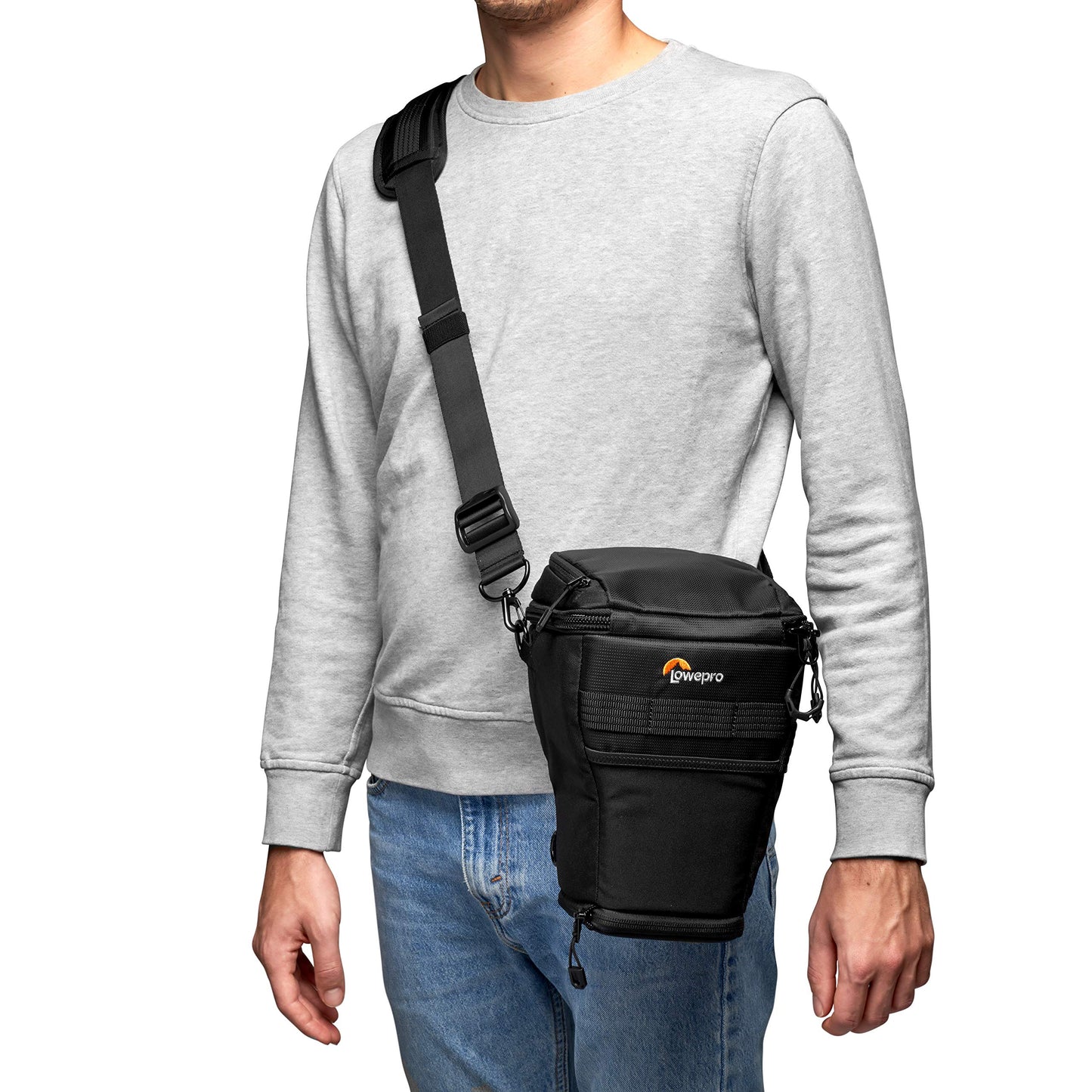 Lowepro ProTactic TLZ 70 AW DSLR toploader - Expand to Hold up to 24-70mm f/2.8 and Lens Hood with Portrait Grip - Camera Gear to Personal belongings