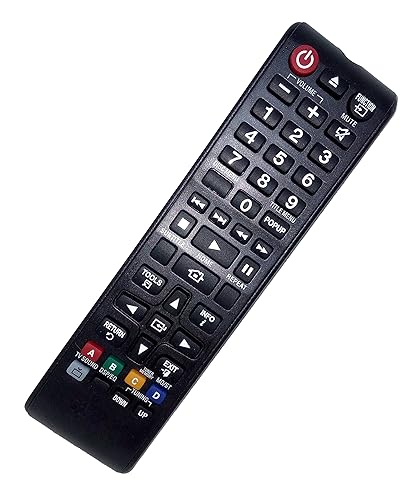 Replaced Remote Control Compatible for Samsung HT-J5500 HTJ4550 HT-H5500 HTJ5550W HT-F4550 3D Blu-Ray DVD Home Theater Sound System