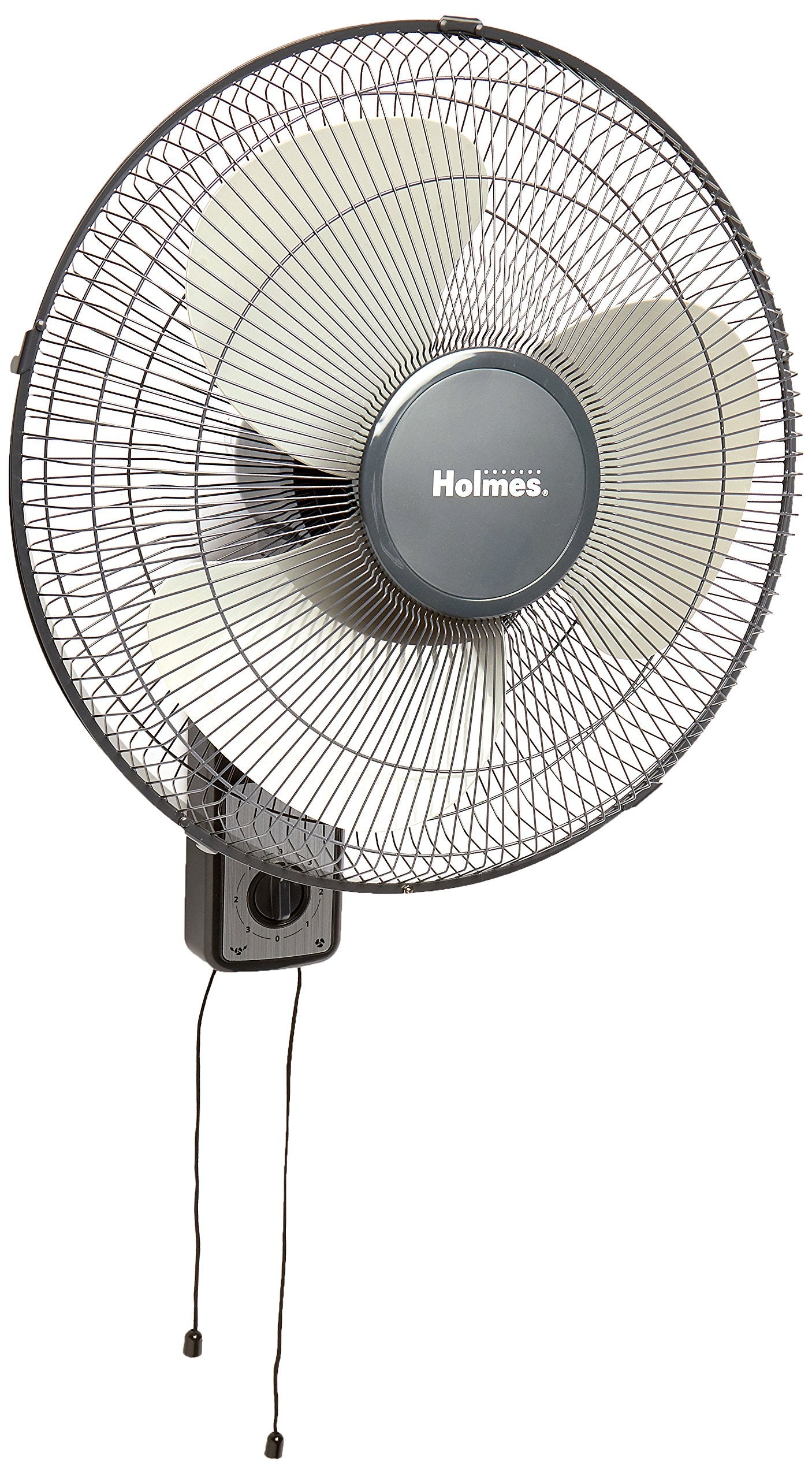 HOLMES Oscillating Wall-Mountable Fan, 16 Inch (HMF1611A-UM),Black