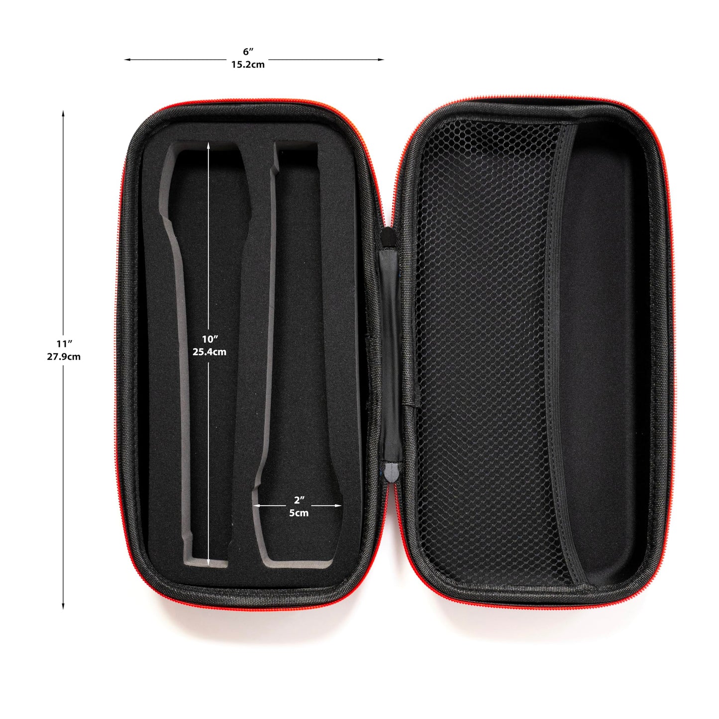 Fabricko Dual Wireless Microphone Travel Case, Hard EVA case, Protective, Shockproof, Waterproof for outdoor