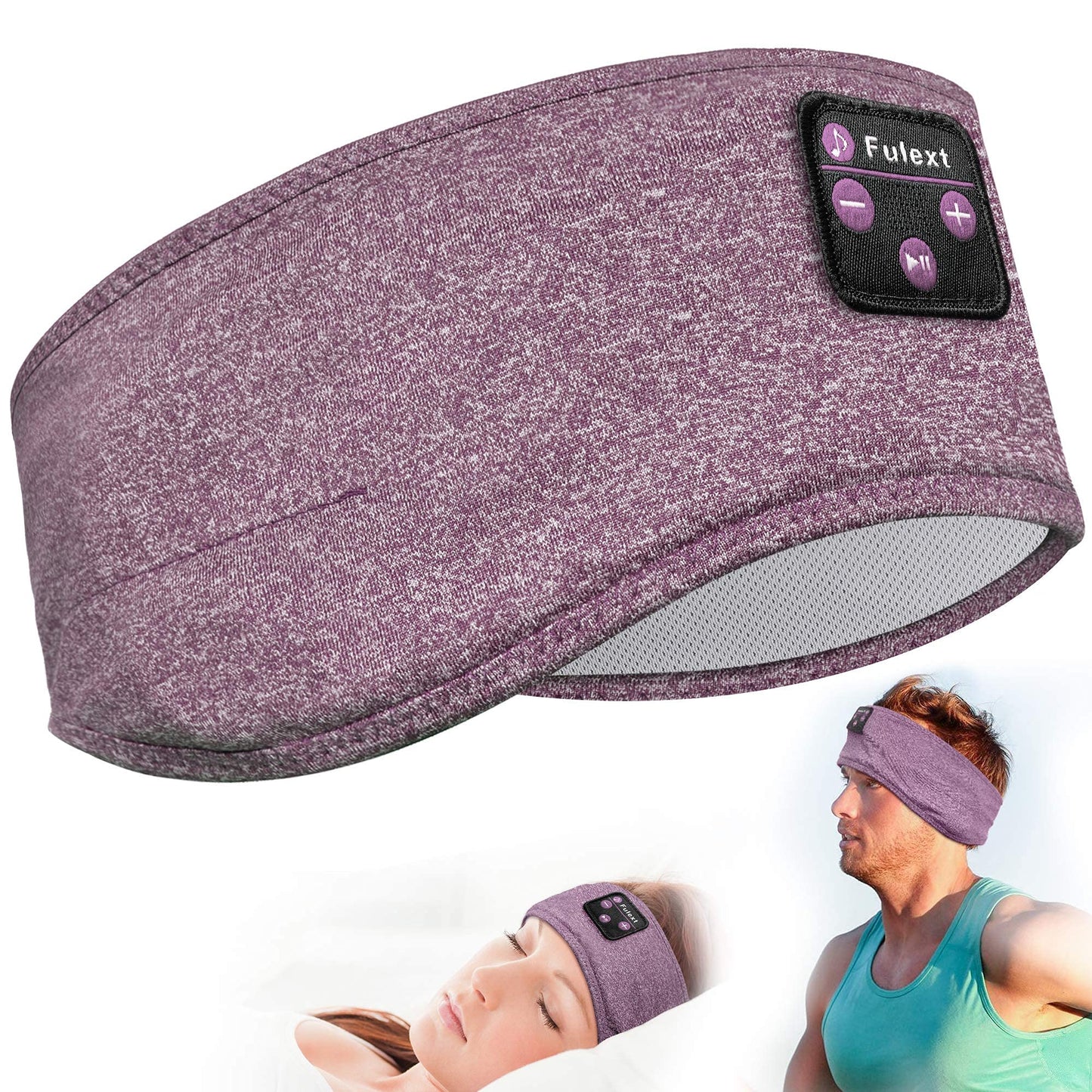 Lavince Sleep Headphones Bluetooth Sports Headband, Wireless Sports Headband Headphones with Ultra-Thin HD Stereo Speakers Perfect…