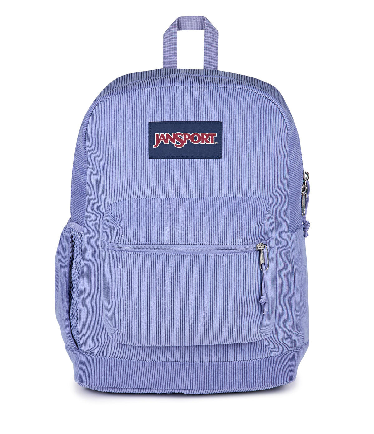 JanSport Cross Town Plus Remix Backpack - Padded Back Panel, Laptop Sleeve, and Front Pocket Organizer - Lavender Ash Corduroy