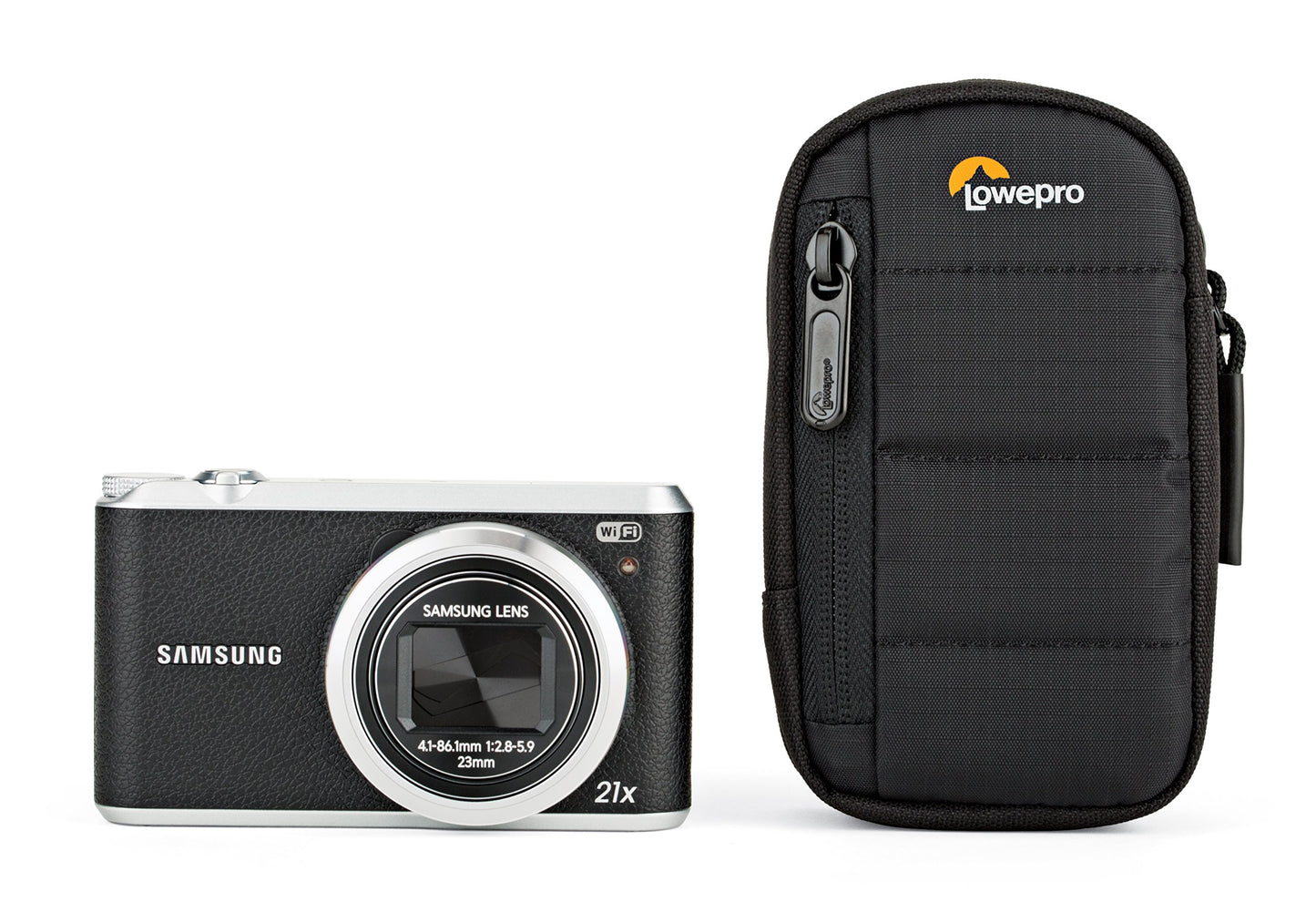 Lowepro Tahoe CS 20, Lightweight Protective Camera Case for Ultra-Compact Cameras, for Memory Cards and Accessories,8.8 x 5.3 x 14.3 cm Black