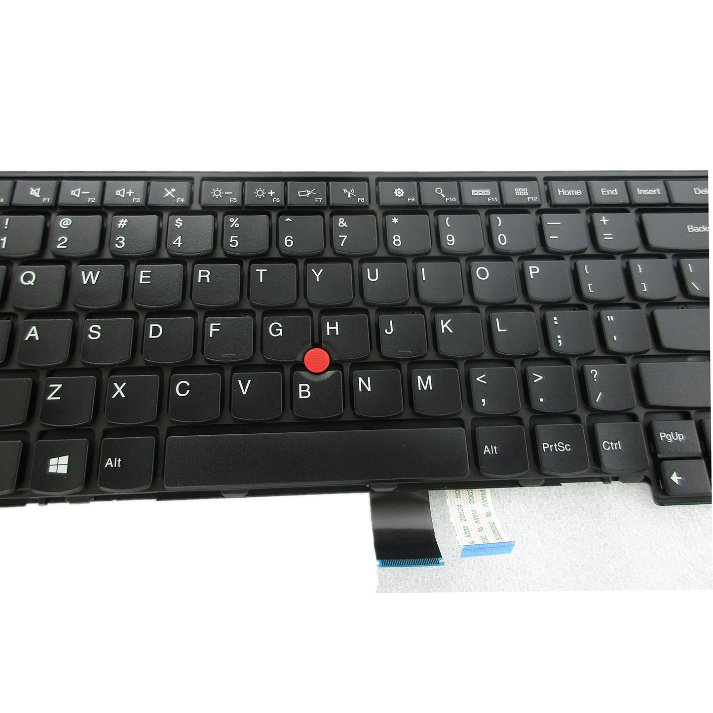 SUNMALL New Laptop Keyboard Replacement with (Frame and Pointer) Compatible with IBM Lenovo ThinkPad Edge E531 W540 W541 W550 W550S T540 T540P T550