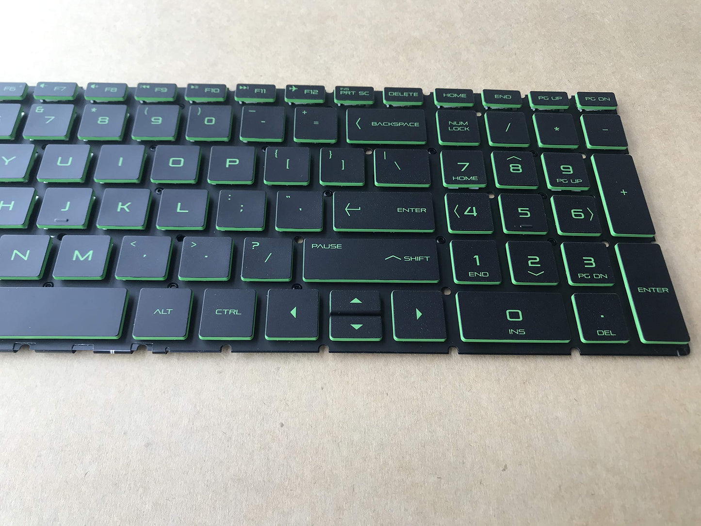 Original New for HP Pavilion Gaming Laptop 15-dk0010nr 15-DK0056WM 15.6 Inches Keyboard Green Backlit US