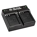 BM Premium EN-EL23 USB Dual Battery Charger for Nikon Coolpix B700, P900, P600, P610, S810c Digital Camera (MH-67P Replacement)