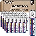 ACDelco 24-Count Triple AAA Batteries, Maximum Power Super Alkaline Battery for Home and Office, 10-Year Shelf Life, Reclosable Packaging