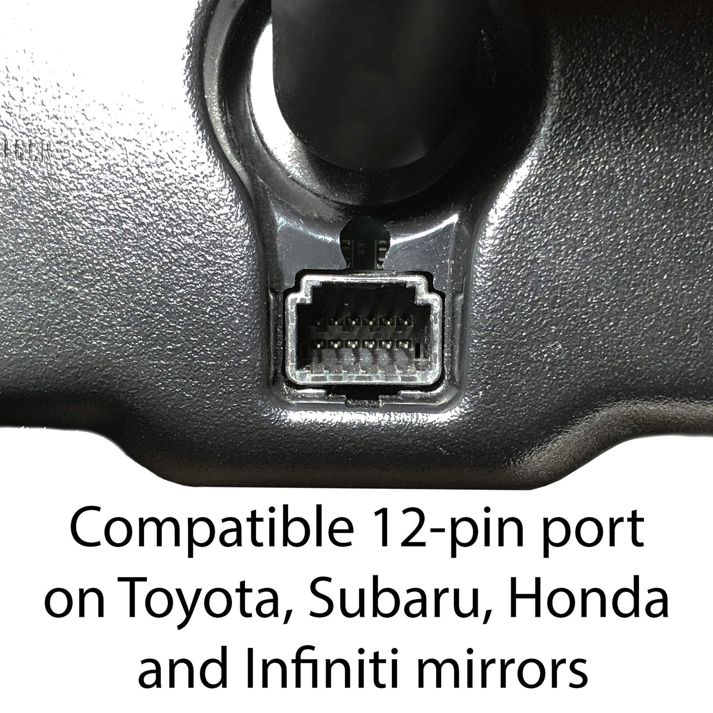 Dongar Dash Cam Power Adapter (12-pin Type A) - Compatible w Tacoma (15-23), Select Highlander, Tundra, Sienna; Honda Ridgeline & More. USB Power
