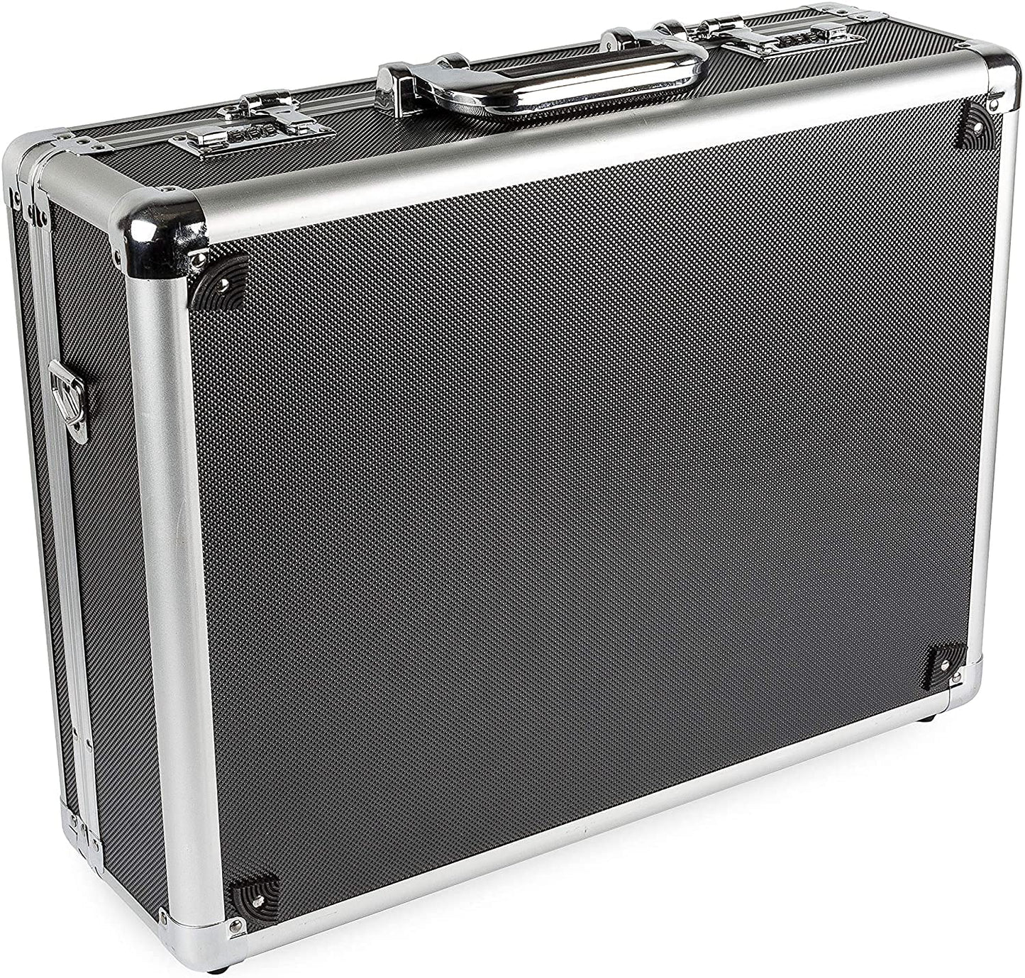 Ultimaxx Medium Aluminum Hard Case with Pre-Cut Foam for Travel and Storage of DSLRs, Gear, and Equipment for DSLR Camera & Camcorder Models from