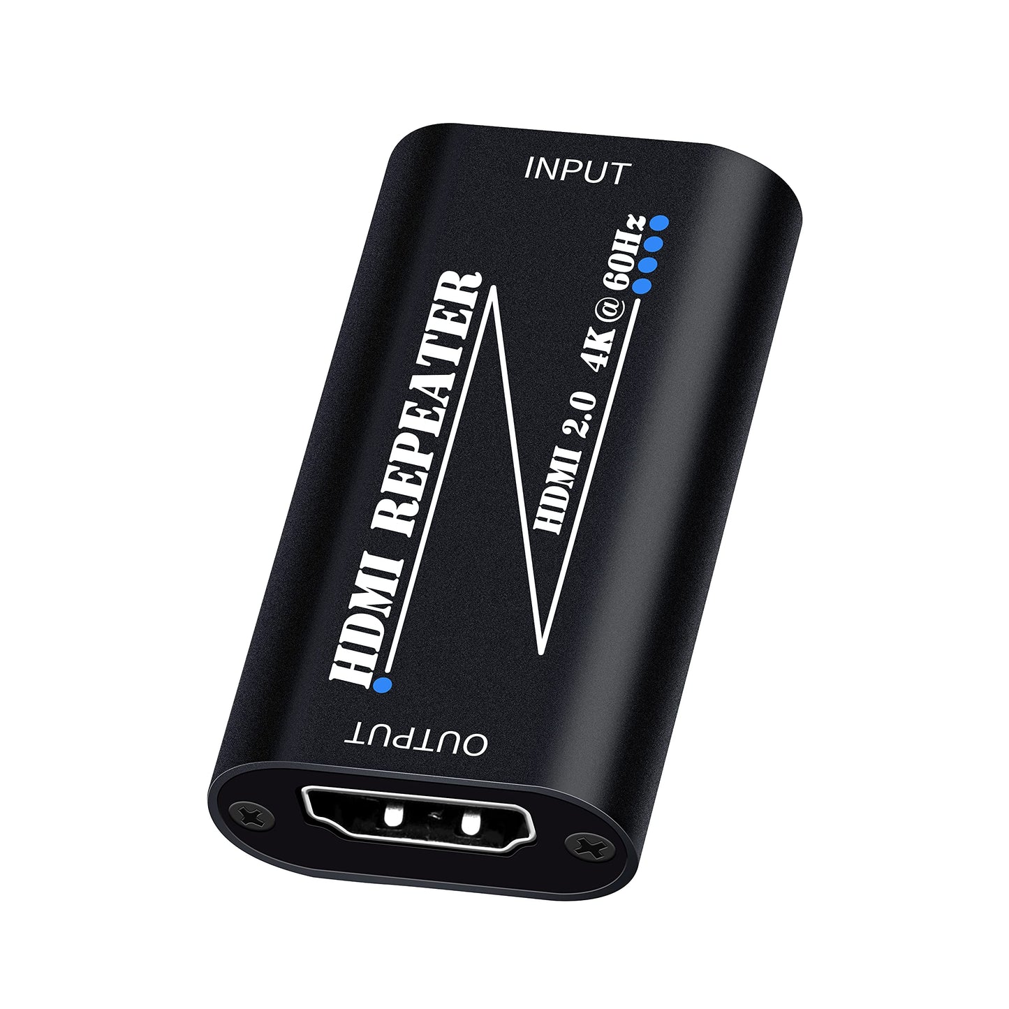 Techigher HDMI Extender Amplifier Signal Booster Repeater - 4K@60Hz 80FT / 1080P 145FT Extender, HDMI Extender Female to Female Plug & Play,