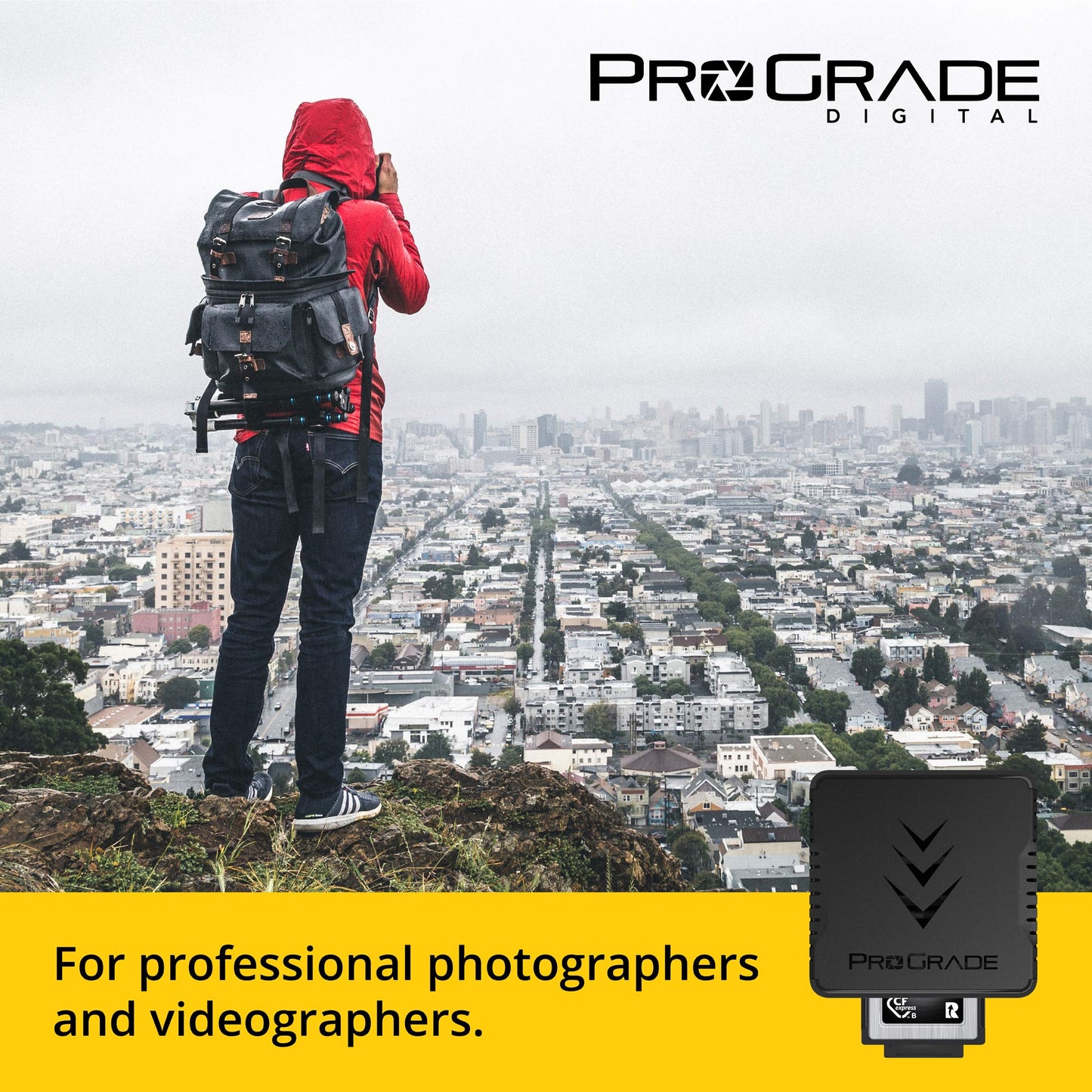 CFexpress Type B and SD UHS-II Dual-Slot Memory Card Reader by ProGrade Digital | USB 3.2 Gen 2 for Professional Filmmakers, Photographers & Content