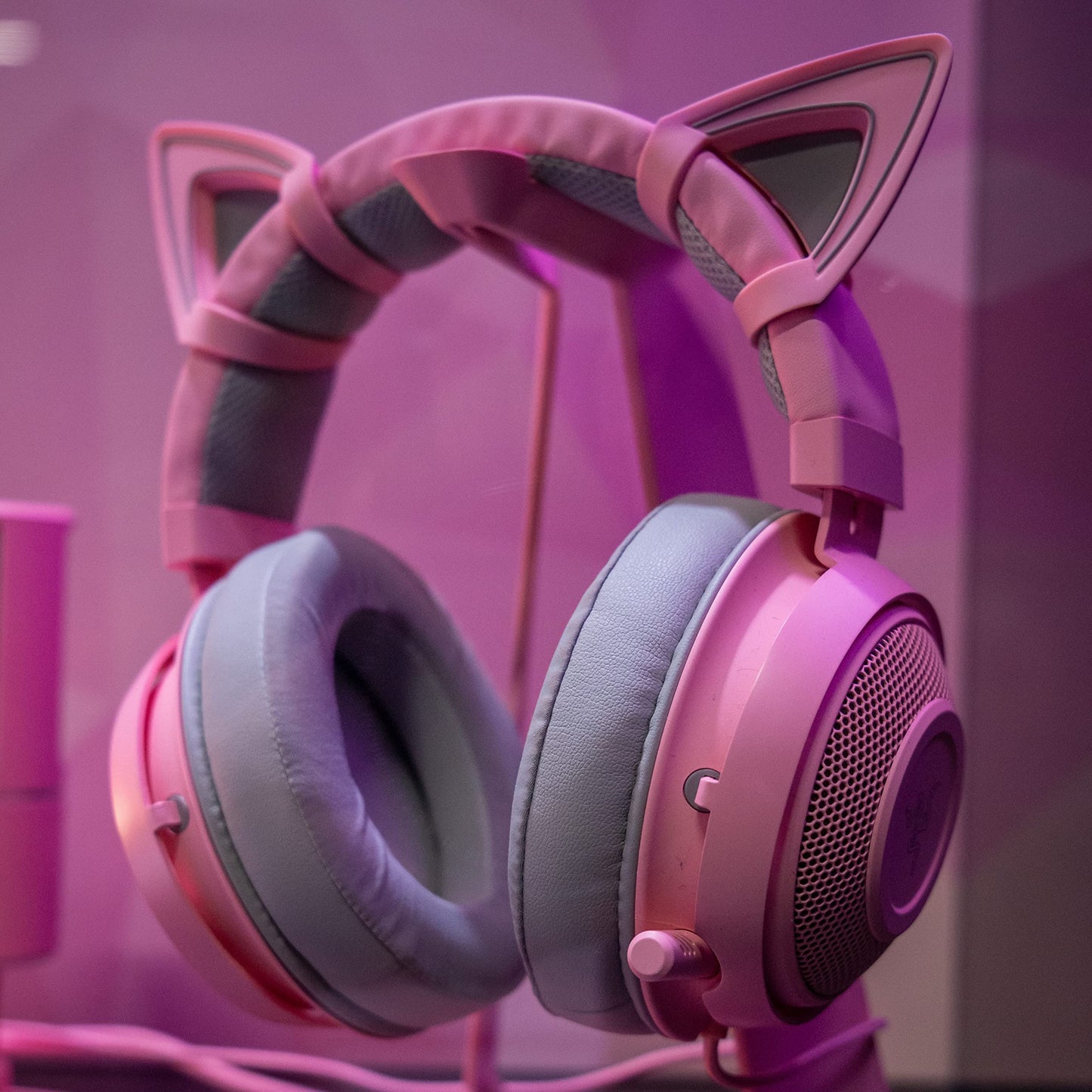 Razer Kitty Ears for Kraken Headsets: Compatible with Kraken 2019, Kraken TE Headsets - Adjustable Strraps - Water Resistant Construction - Quartz…