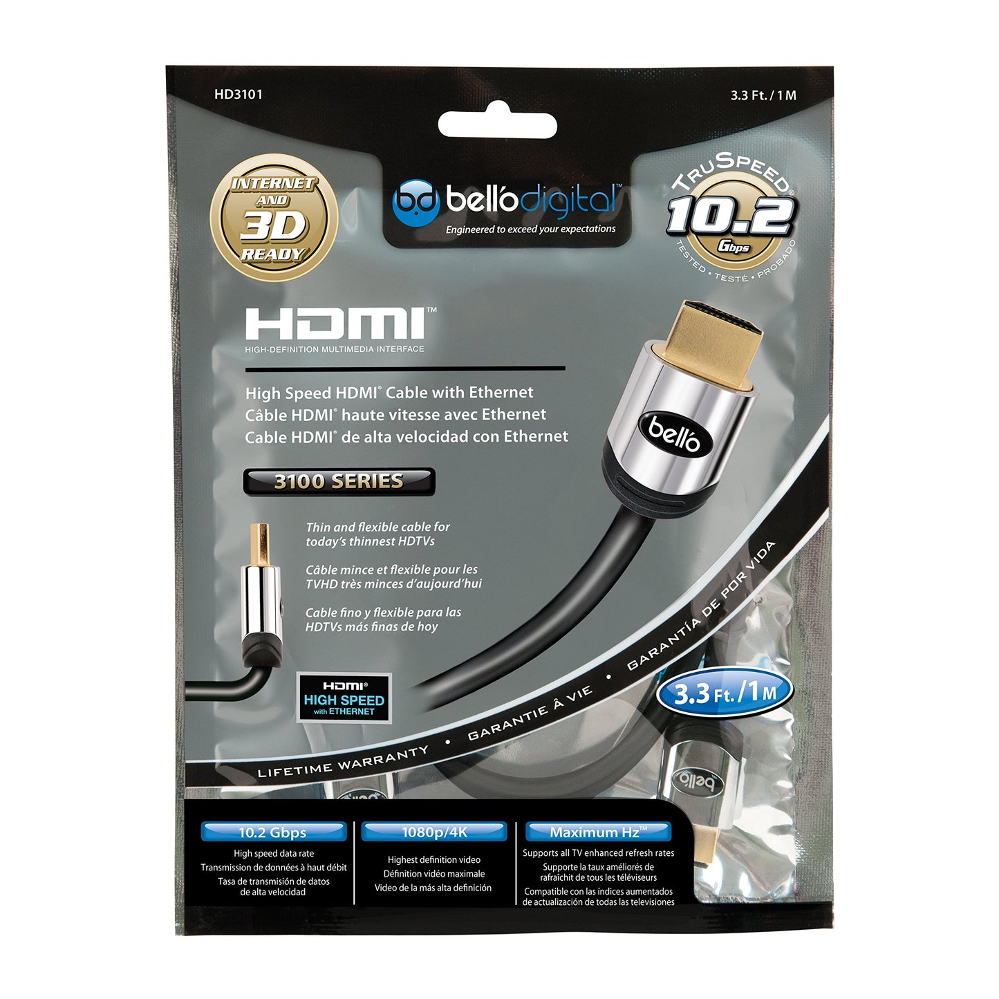 Bell'O HD3101 HDMI Cable