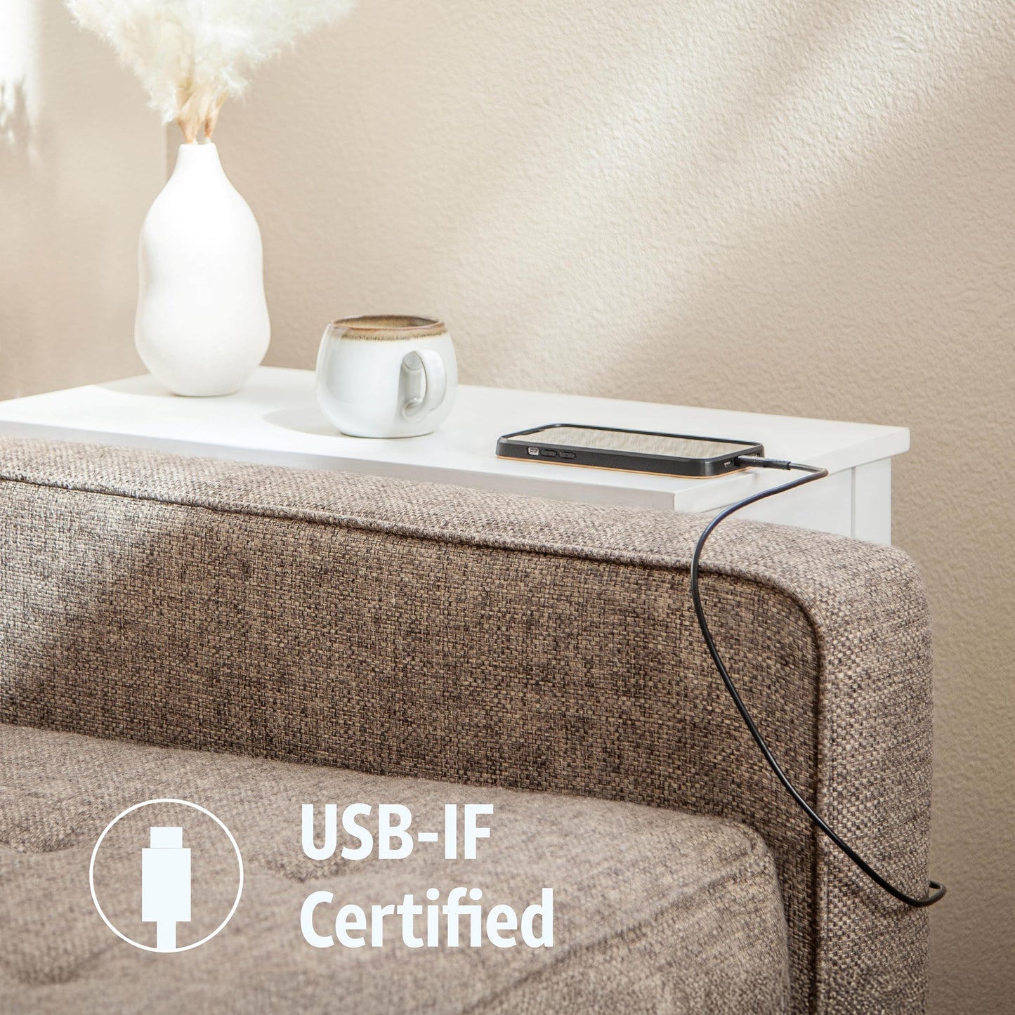 AT&T 6ft USB-C to Lightning Cable - MFi Certified 60W Fast Charging iPhone Charger Cord, USB-IF Certified, Braided Nylon, Durable Engineered Copper…