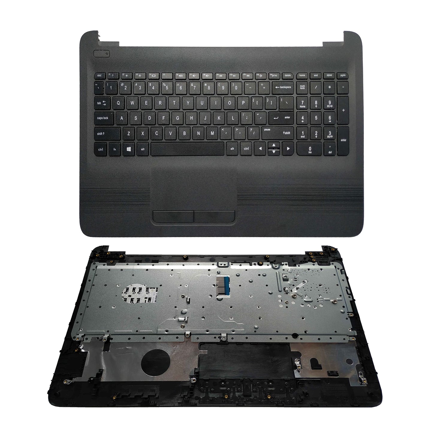 Laptop Replacement Keyboard Fit HP Pavilion TPN-C125 TPN-C126 15-AC 15-AF 15-AY 15-BA 250 G4 255 G4 256 G4 US Layout with C Shell