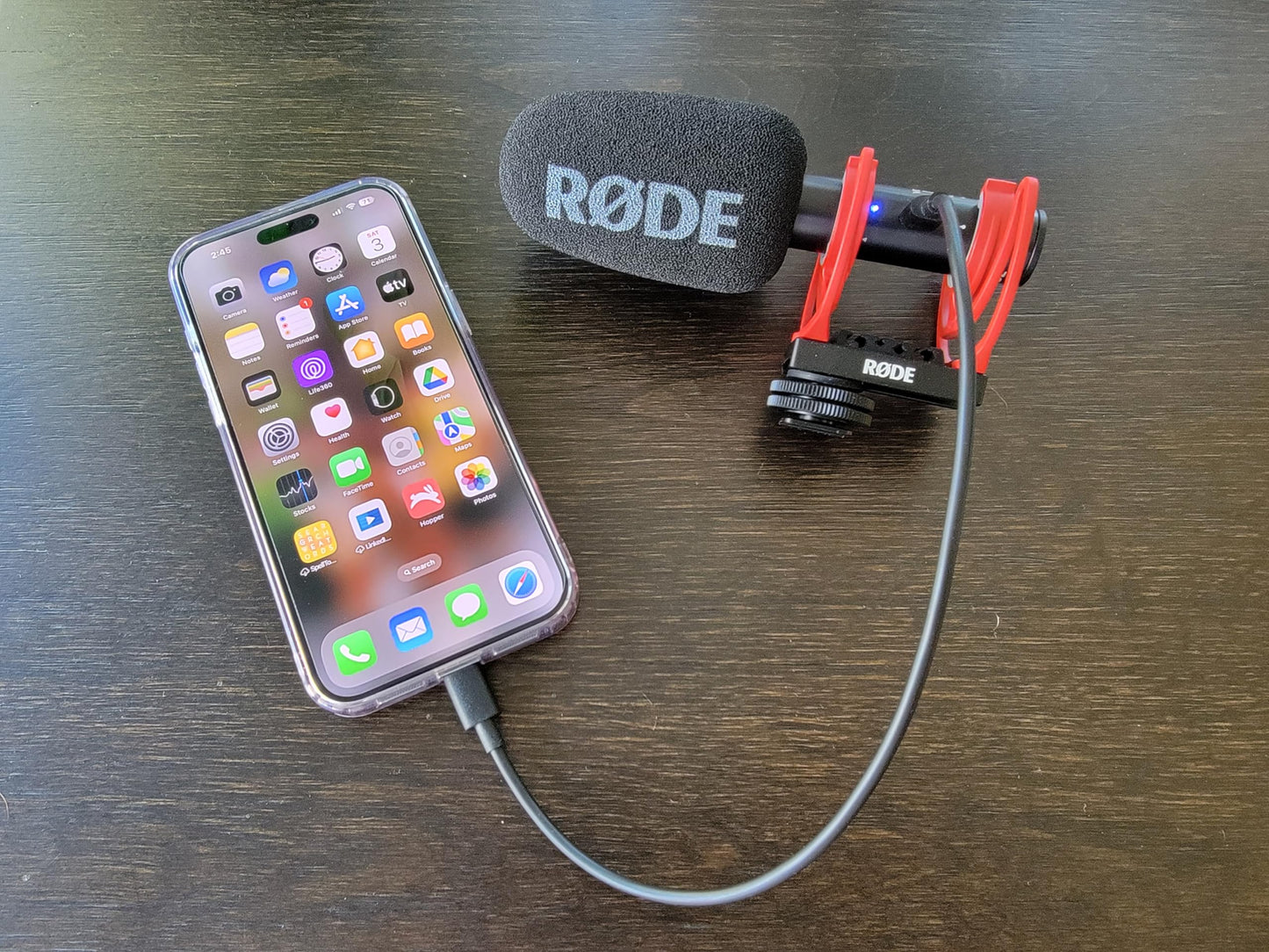 12INCH Short SC16 SC22 USB C to USB-C (Both USB Type C) for Rode VideoMic GO II, Wireless GO II, Compatible with iPhone 15, McBook, PC, Laptop