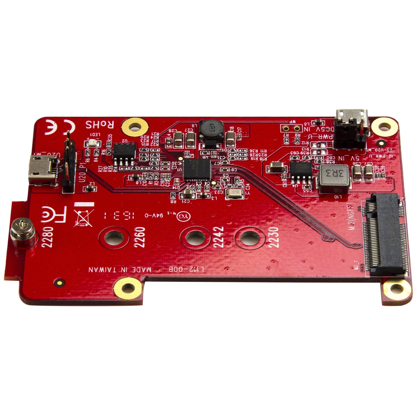 USB to M.2 SATA Converter for Raspberry Pi and Development Boards - M.2 NGFF SATA SSD Adapter