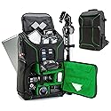 USA Gear Camera Backpack for Photographers DSLR/SLR/Mirrorless Photography Camera Bag with Laptop Compartment, Waterproof Rain Cover & Tripod Holder