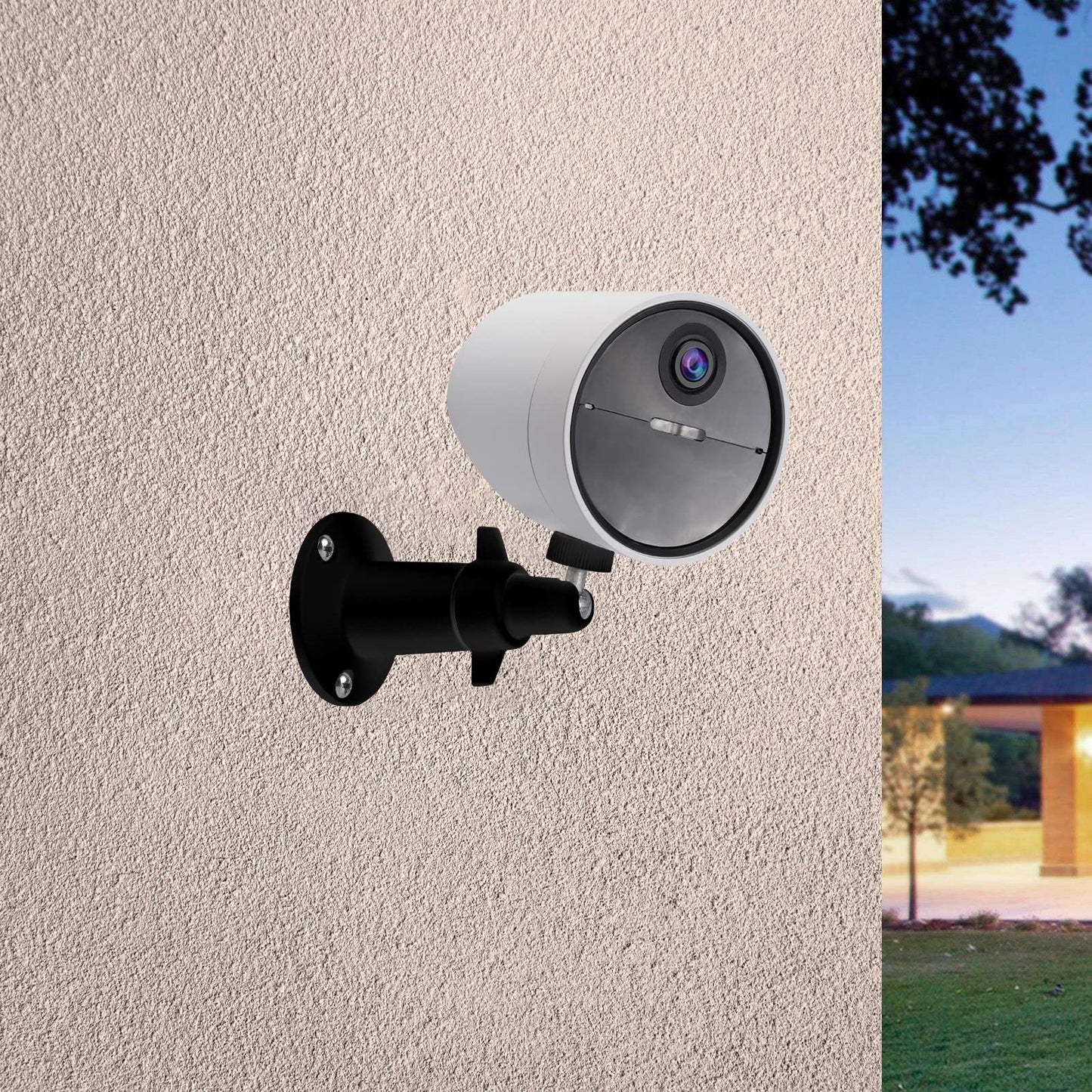UYODM 2 Pack Wall Mount Holder for SimpliSafe Outdoor Security Camera, 360°Rotation Security Bracket with 1/4 Screw Thread, Camera Not Included