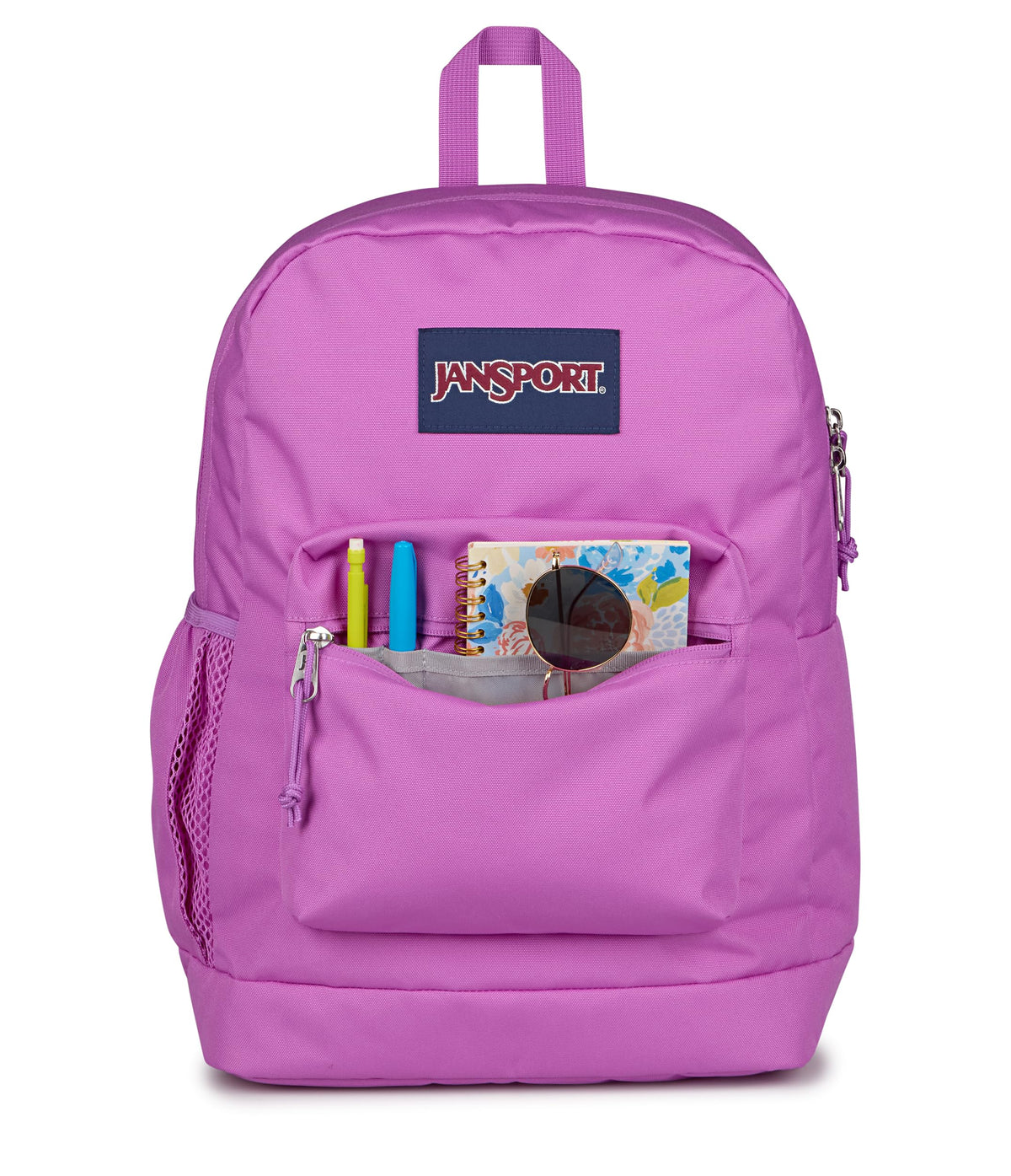 JanSport 26L Cross Town Plus Backpack, Digital Fuchsia