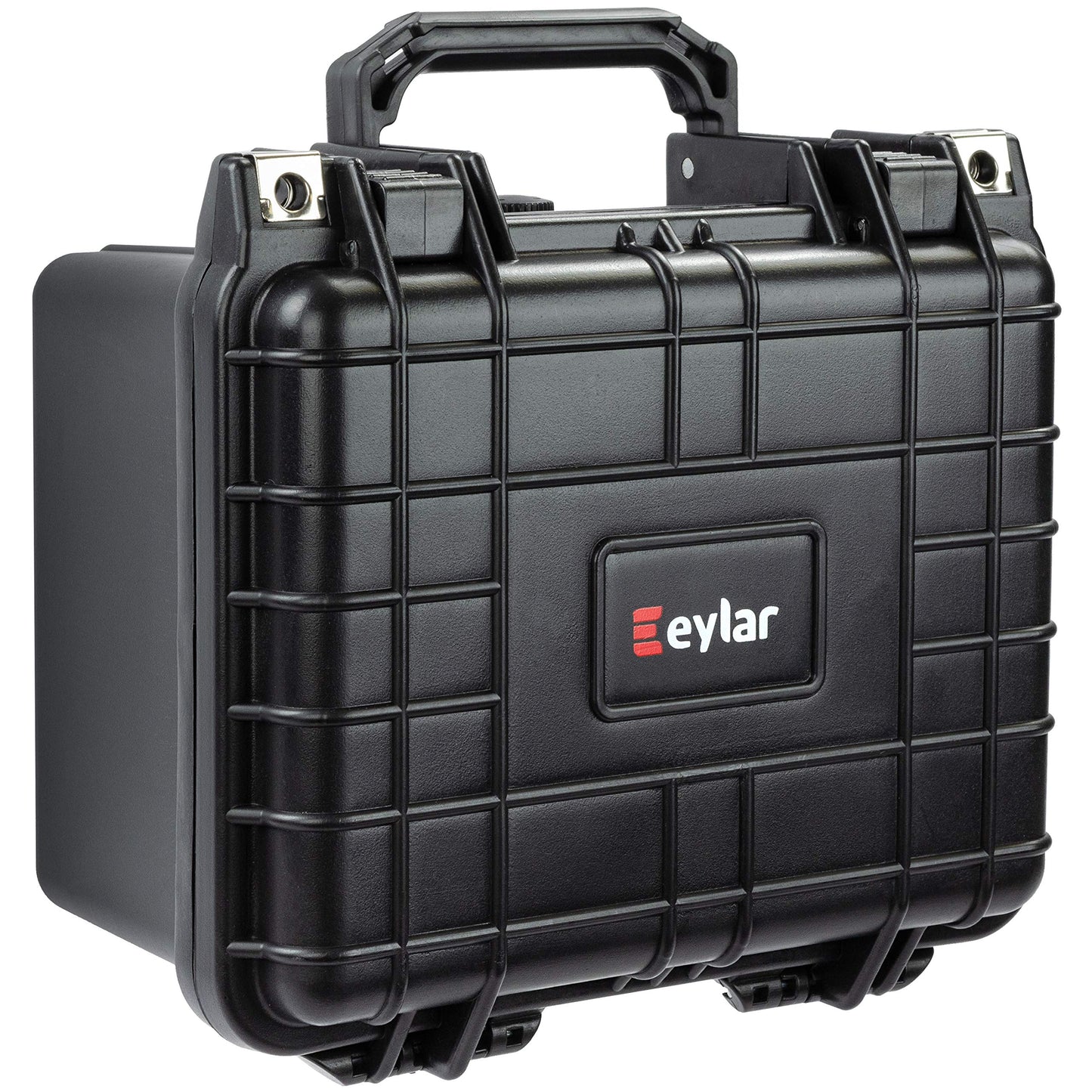 Eylar Small 10.62" Deep Gear, Equipment, Hard Camera Case Waterproof with Foam (Black) TSA Standards