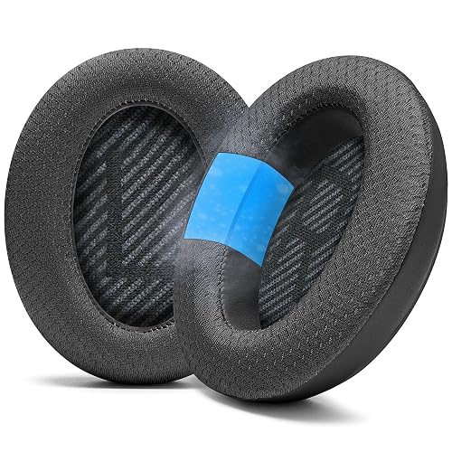 WC Freeze QC35 - Cooling Gel Ear Pads for Bose QC35 & QC35ii (QuietComfort 35) Headphones & More | Breathable Sports Fabric, Cooling Gel, Extra Thick