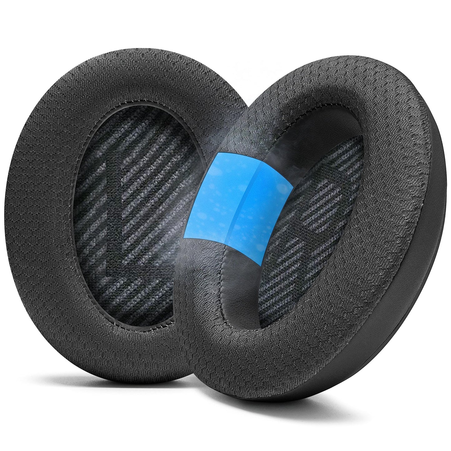 WC Freeze QC35 - Cooling Gel Ear Pads for Bose QC35 & QC35ii (QuietComfort 35) Headphones & More | Breathable Sports Fabric, Cooling Gel, Extra Thick