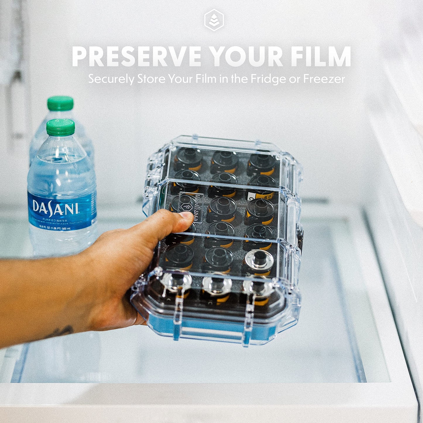 Evergreen 35mm Film Storage Case | Holds 18 Rolls | Preserve and Protect Your Film | Waterproof, Crushproof, & Freezer-Safe (Film Not Included)