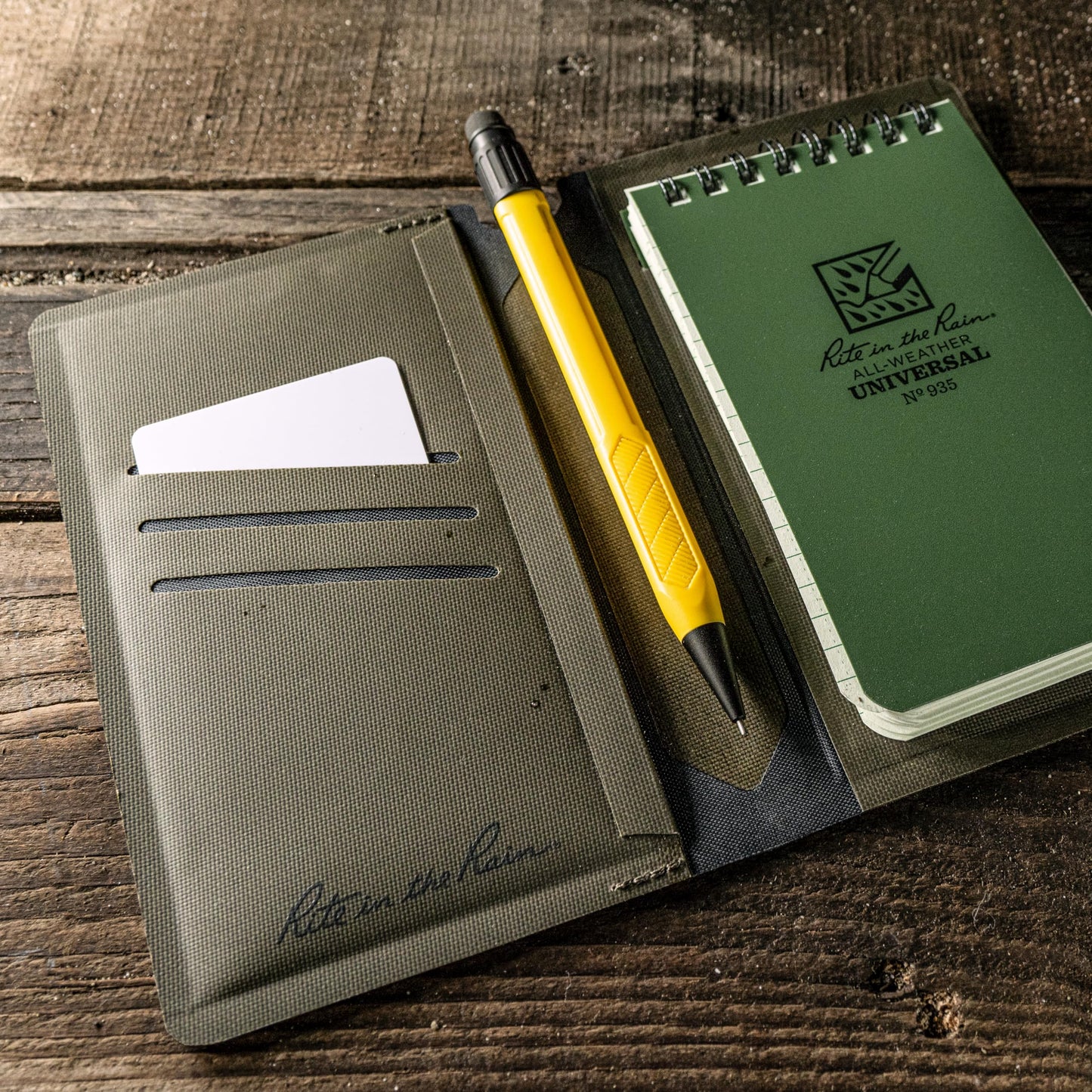 Rite in the Rain Weatherproof Horizon Wallet No. H935 – 3”x5” Tough TPU Construction, Durable Side-Opening Travel Wallet