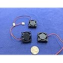 3 Pieces BXR 25mm X 25 X 10 Brushless Cooling Fan Small Micro Flow CFM 12v C11