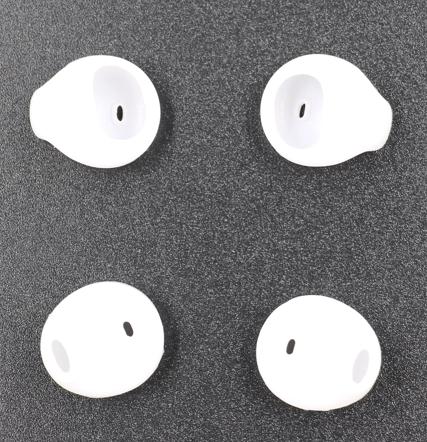ALXCD Ear Gels Tips for Galaxy Ear Buds, 2 Pair Soft Comfortable White Silicone Replacement Ear Tips for Samsung Galaxy Earphone S6edge/ S7/ S7edge