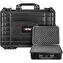 Eylar 18.5 inch Protective Gear, Camera, Tools, Equipment Hard Case Waterproof w/Foam Black